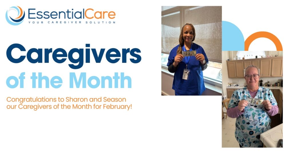 Congratulations to Sharon and Season, our Caregivers of the Month for February!
