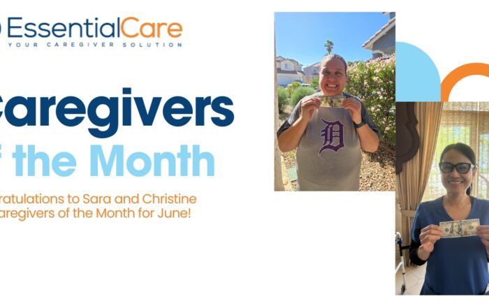 Congratulations to Sara and Christine our Caregivers of the Month for June!