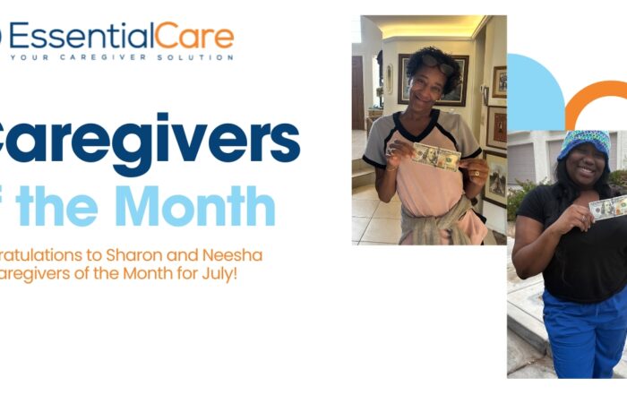 Congratulations to Sharon and Neesha our Caregivers of the Month for July!