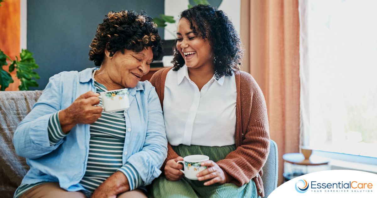 A family caregiver enjoys the benefits of respite care.